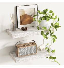 16Inch Floating Shelves for Wall 2 Pack Shelves