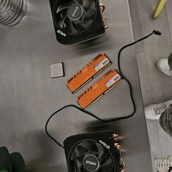 Ryzen Cpu And Amd Cooling Fans And 16 Gb Ram