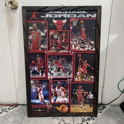 Michael Jordan 34" x 23" Wood Frames  $20 each