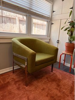 MCM green chair