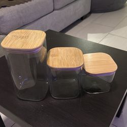 Glass storage Jars