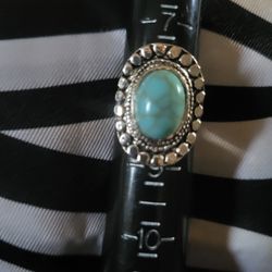 Women's Faux Turquoise Ring