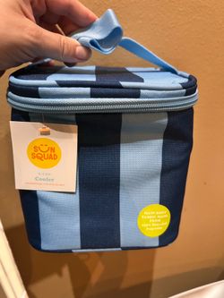 Blue cooler 4 cans brand new