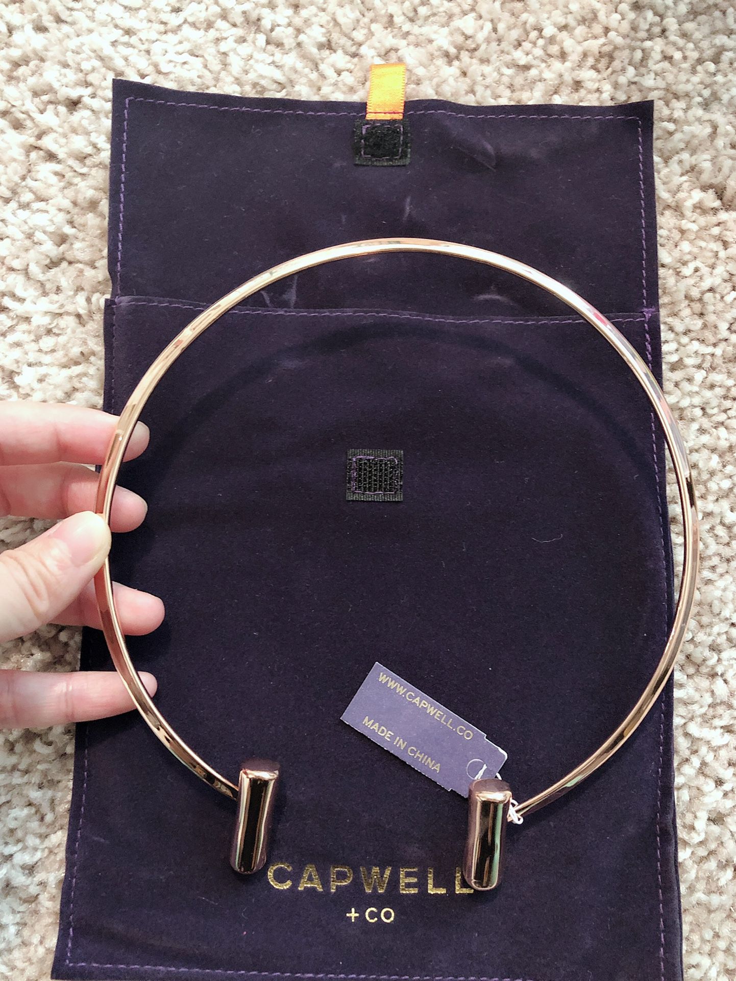 rose gold neck chain~~