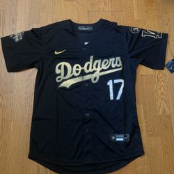 Ohtani Black Gold Men Jersey 