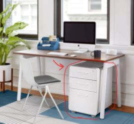 New Poppin. Stow 3-Drawer File Cabinet