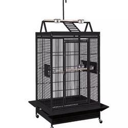 *OPEN BOX* Kings Cages SLP 3426 Playpen Bird Cage 34X26X66 BLACK