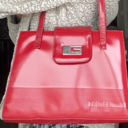 Vintage Red Gucci Shoulder Bag 