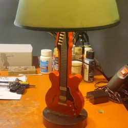 Beautiful Handmade Guitar Lamp