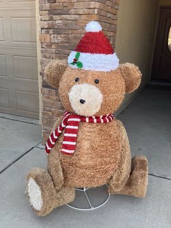 Gorgeous Christmas antique 1 big decoration, lights up, sell as is, 🧸 please see pictures and descriptions