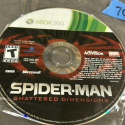 Spiderman Shattered Dimension Xbox 360