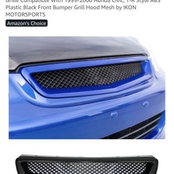 ICON Motorsports SI Replica Grill For EK 1999 To 2000 Honda Civic