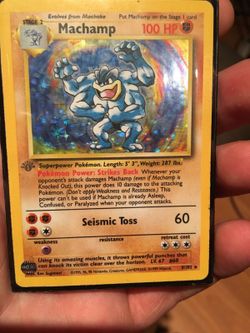 1st Edition Machamp