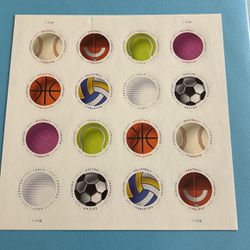 BALLS---SHEET OF 20 FOREVER STAMPS