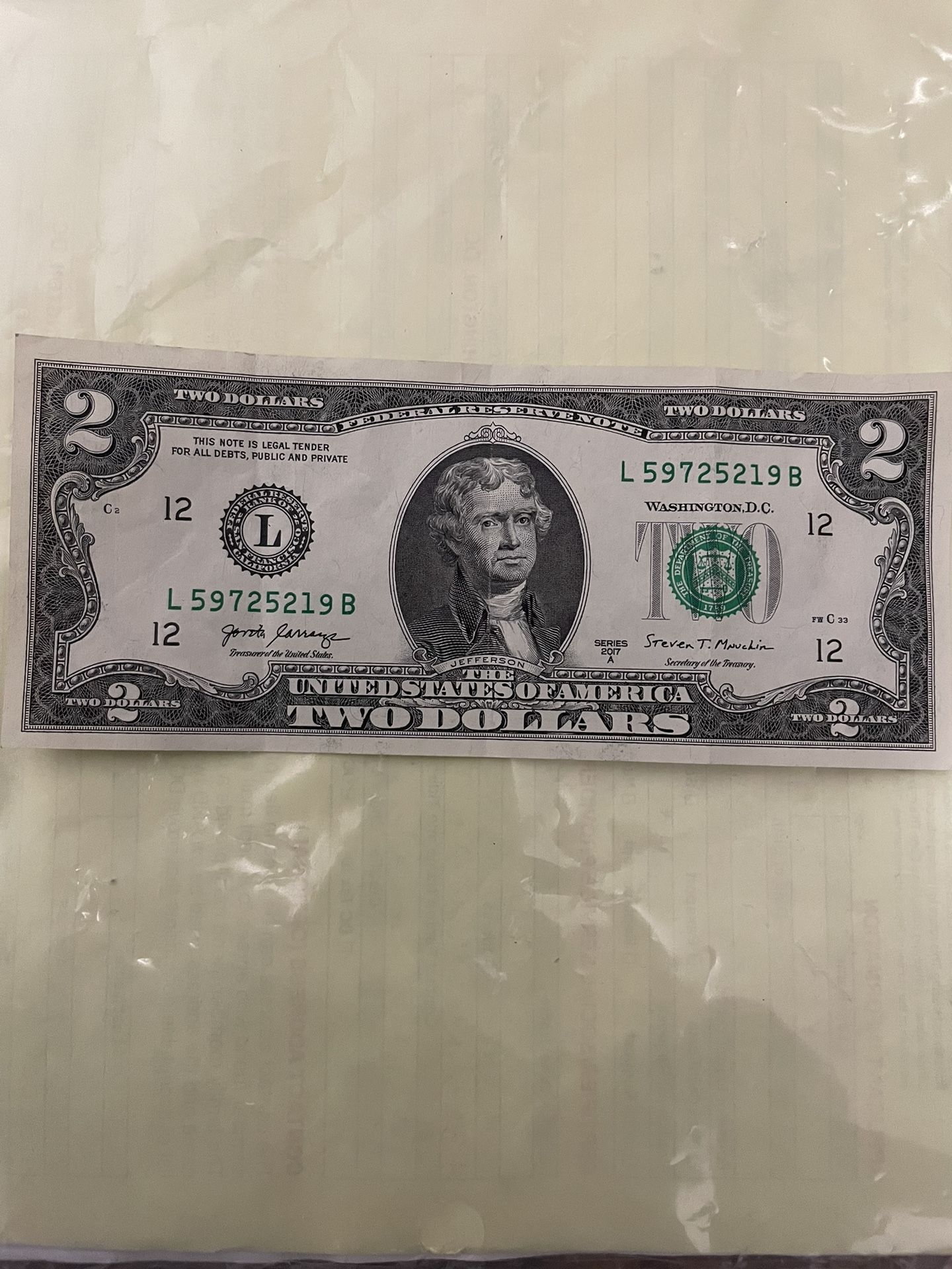 2 Dollars