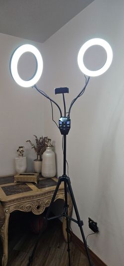 8-inch LED Ring Light, Mobile Phone Selfie Light, Live Photography, Double Ring Fill Light