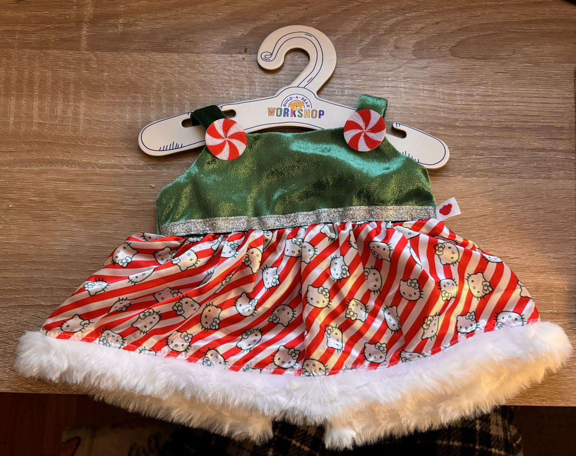 Sanrio Hello kitty Build-A-Bear Holiday Dress - New with tags!!