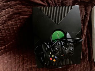 Xbox w/ controller and game
