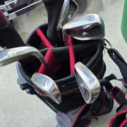 Left Handed Golf Clubs Set And Bag