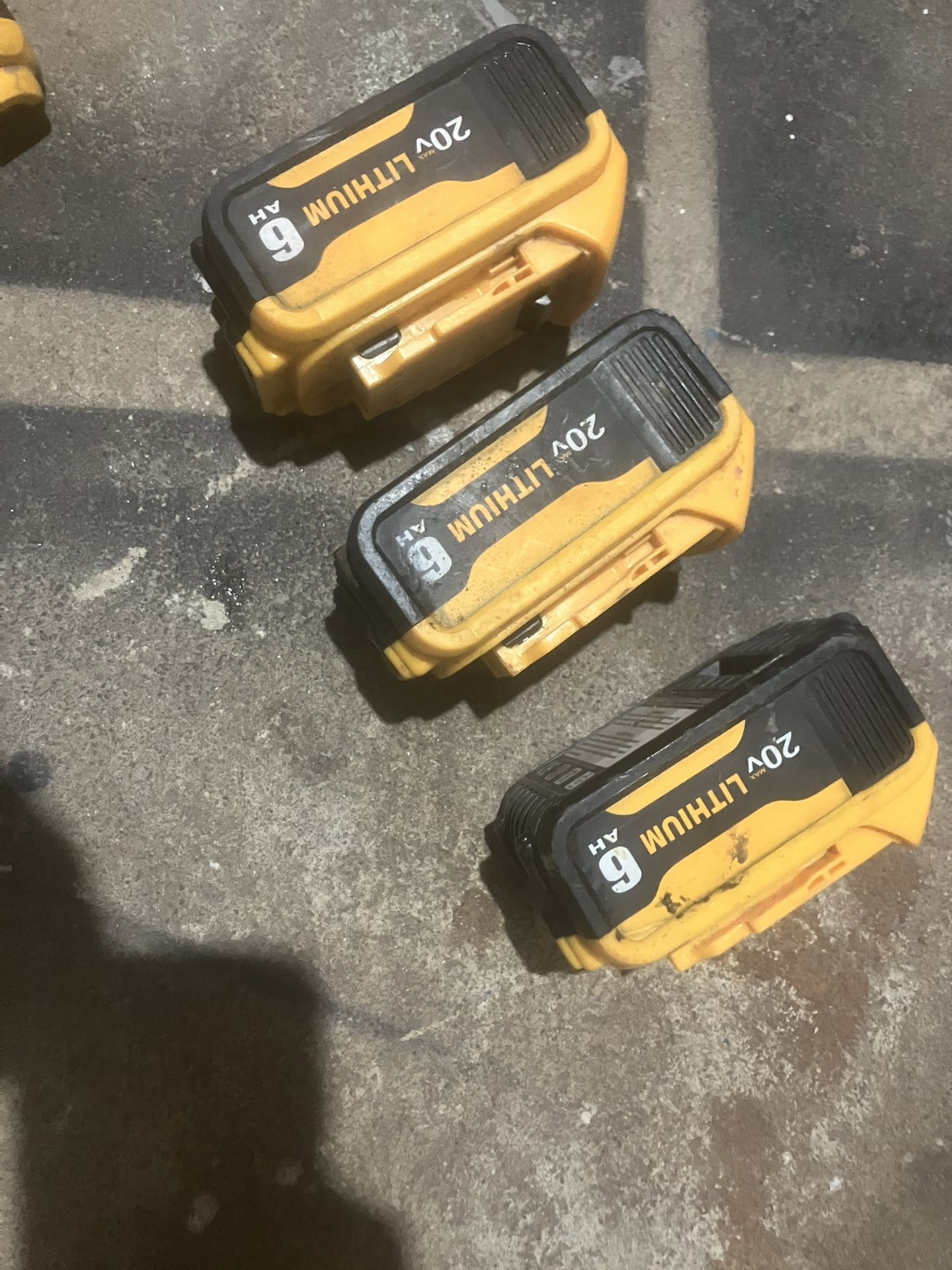 20v 6amp Batteries (fits Dewalt Tools) 
