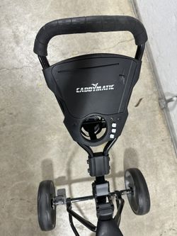 Caddymate Jr. Folding 3 Wheel Push Cart