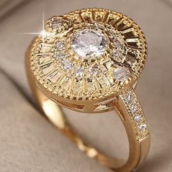 18k Gold Plated Ring 
