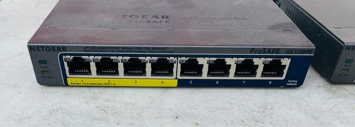 Netgear prosafe plus with Poe - GS108PE