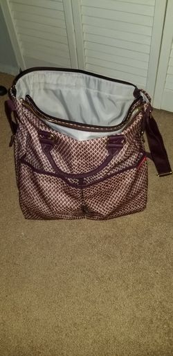 Skip hop diaper bag.