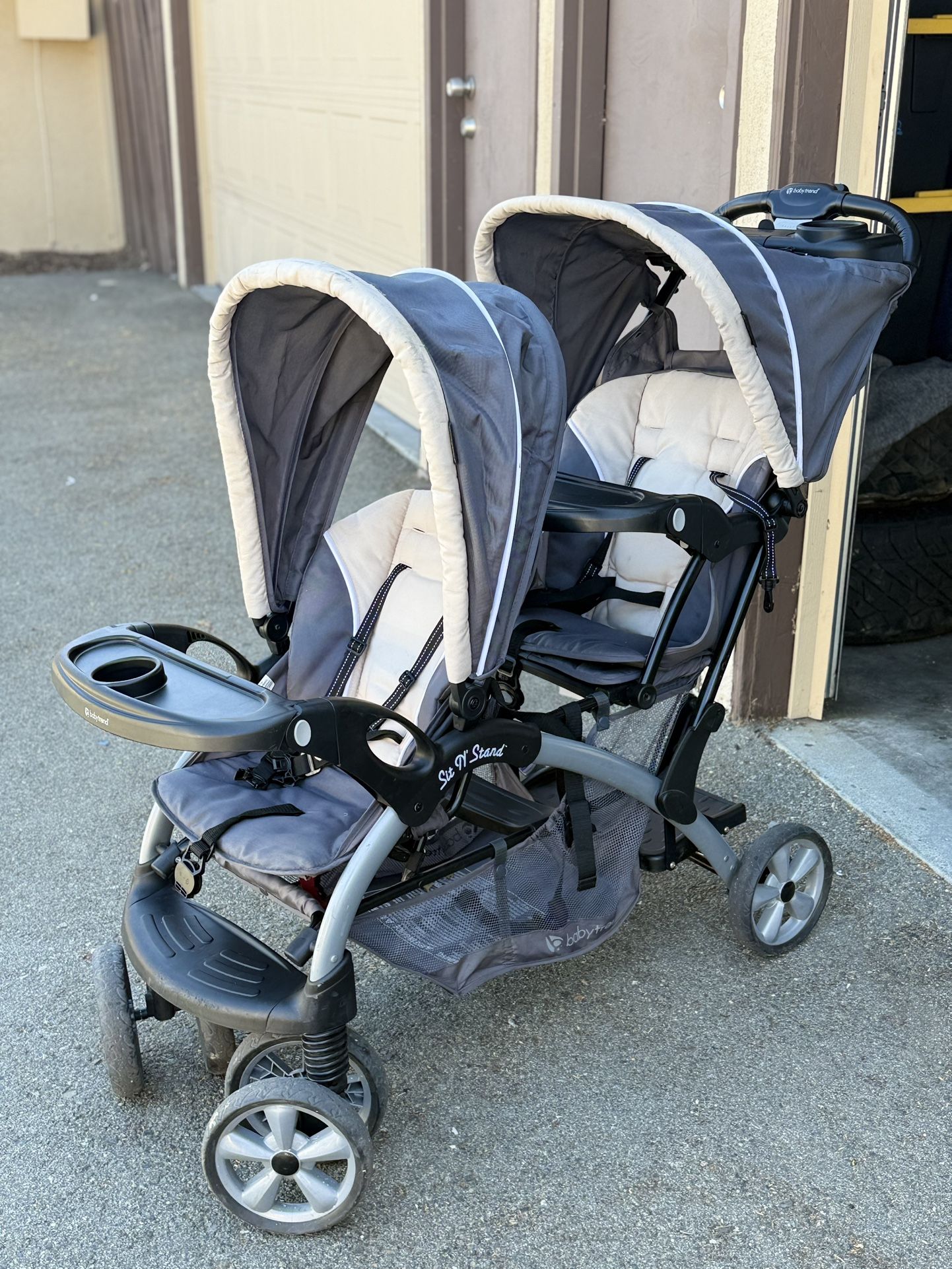 Baby Trend Double Stroller With Sit And Stand