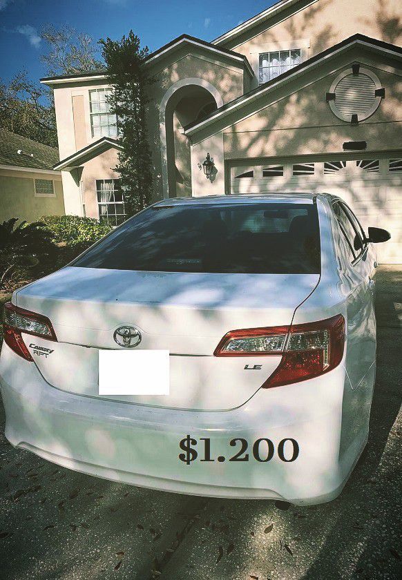 🎁＄1.200 I Selling 2013 toyota camry,Very Clean!Clean Tittle!Runs and Drives great.Nice Family car!one owner!✍️