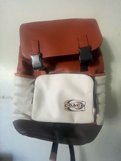 Coach Leather Backpack