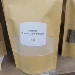 Certified Soursop Leaf Powder. 