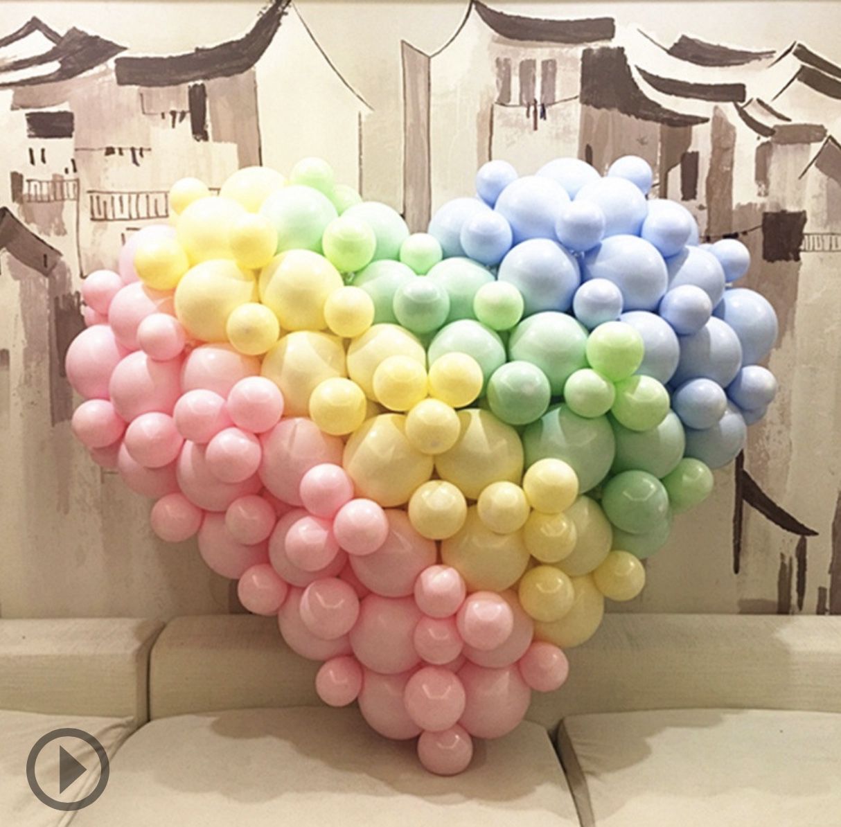 100 pcs | Candy Cotton 10 Inches Balloons