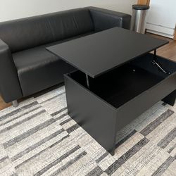 Love Seat and Coffee Table 