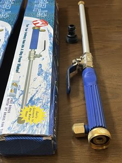 Set Of 2, Hydro Jet Power Washer, High Pressure Water Gun with Nozzle, High Pressure Water Lance for Garden Hose, Pipe Cleaner - Each $20