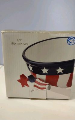 Stars & Stripes 4th Of July Party Dip Set