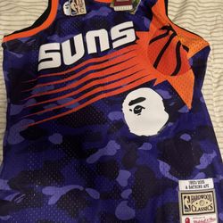 Bape X Mitchell & Ness Phoenix Suns Jersey 