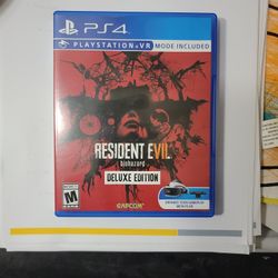 PS4 Resident Evil 7