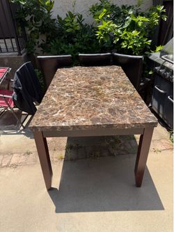 Table and 5 chairs