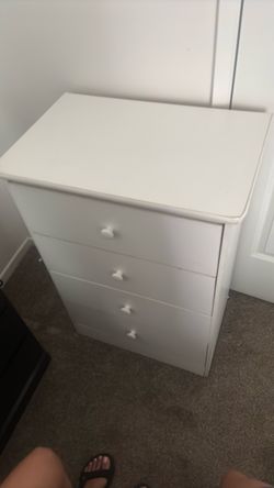 White dresser