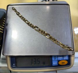 Figuro Bracelet 18k 13.5g 8”
