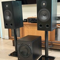 Polk RT7 Speakers and Velodyne Subwoofer