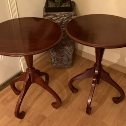 2 Wooden Tables