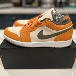 Air Jordan 1 Low Light Curry 