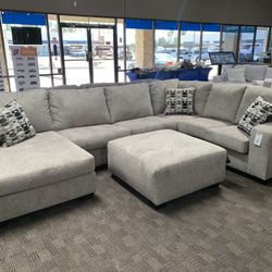 New Grey Sectional
