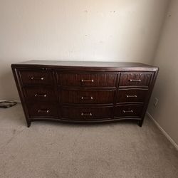 Dresser, Side Table, Mirror