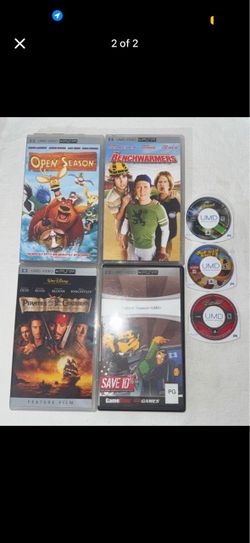 PSP UMD Movies/games Lot of 7