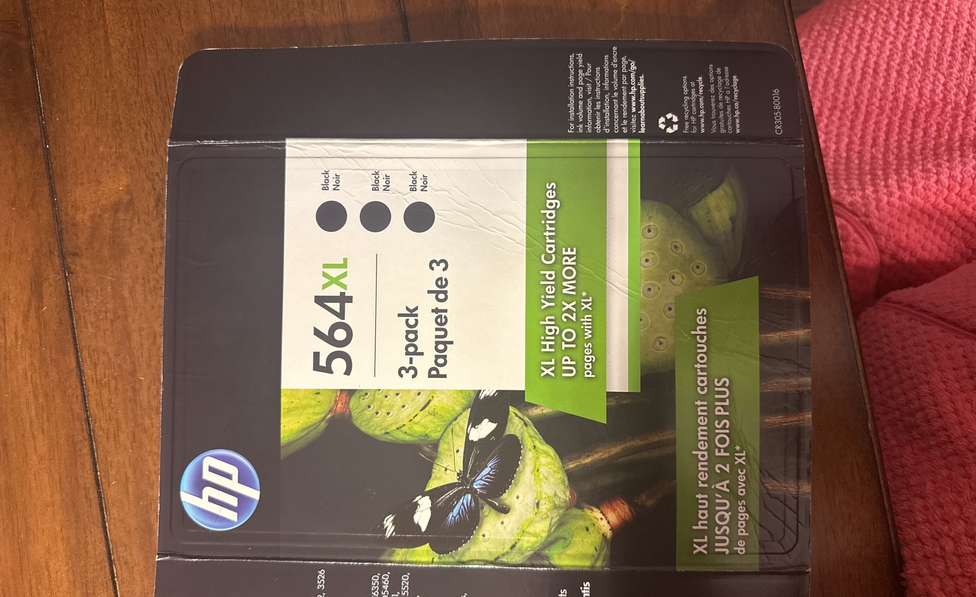 Two Cartridges Of The HP High yield cartridges. I Have A Different Print Gg