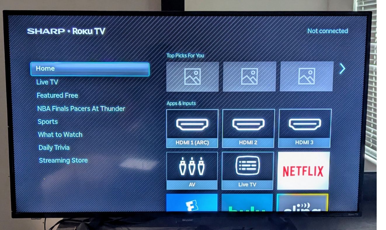 Sharp Roku Smart TV 43
