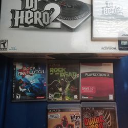 PS 3 Dj Hero Plus 5 Games